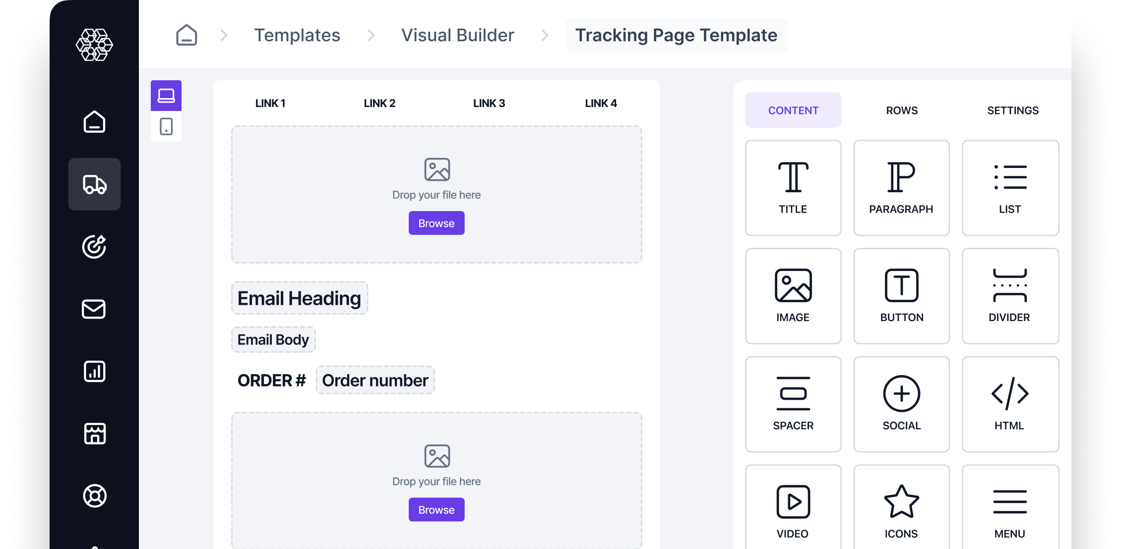 flowpointai drag and drop html email builder